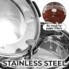 imageZulay Commercial Coffee Maker  100 Cup Coffee Percolator With DoubleWall Stainless Steel ampamp TwistLock Lid  Quick Brewing Coffee Urn With KeepWarm Mode For Events ampamp Catering  SilverBlack