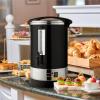 imageZulay Commercial Coffee Maker  100 Cup Coffee Percolator With DoubleWall Stainless Steel ampamp TwistLock Lid  Quick Brewing Coffee Urn With KeepWarm Mode For Events ampamp Catering  SilverBlack