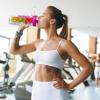 imageZulay Fruit Infuser Water Bottle  34oz  Leakproof With FullLength Infusion Rod  Men Womens Ideal Fitness Gift Or For Gym CampingFlamingo Pink