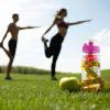 imageZulay Fruit Infuser Water Bottle  34oz  Leakproof With FullLength Infusion Rod  Men Womens Ideal Fitness Gift Or For Gym CampingFlamingo Pink