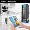 imageZulay Fruit Infuser Water Bottle  34oz  Leakproof With FullLength Infusion Rod  Men Womens Ideal Fitness Gift Or For Gym CampingJet Black