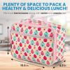 imageZulay Insulated Lunch Bag  Thermal Kids Lunch Bag With Spacious Compartment ampamp BuiltIn Handle  Portable Back To School Lunch Bag For Kids Boys ampamp Girls To Keep Food Fresh LadybugsLadybugs