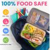 imageZulay Insulated Lunch Bag  Thermal Kids Lunch Bag With Spacious Compartment ampamp BuiltIn Handle  Portable Back To School Lunch Bag For Kids Boys ampamp Girls To Keep Food Fresh LadybugsBlack