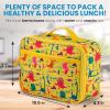 imageZulay Insulated Lunch Bag  Thermal Kids Lunch Bag With Spacious Compartment ampamp BuiltIn Handle  Portable Back To School Lunch Bag For Kids Boys ampamp Girls To Keep Food Fresh LadybugsDinosaurs