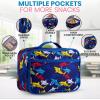 imageZulay Insulated Lunch Bag  Thermal Kids Lunch Bag With Spacious Compartment ampamp BuiltIn Handle  Portable Back To School Lunch Bag For Kids Boys ampamp Girls To Keep Food Fresh LadybugsSharks