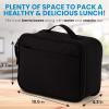 imageZulay Insulated Lunch Bag  Thermal Kids Lunch Bag With Spacious Compartment ampamp BuiltIn Handle  Portable Back To School Lunch Bag For Kids Boys ampamp Girls To Keep Food Fresh LadybugsBlack