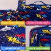 imageZulay Insulated Lunch Bag  Thermal Kids Lunch Bag With Spacious Compartment ampamp BuiltIn Handle  Portable Back To School Lunch Bag For Kids Boys ampamp Girls To Keep Food Fresh LadybugsSharks