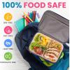 imageZulay Insulated Lunch Bag  Thermal Kids Lunch Bag With Spacious Compartment ampamp BuiltIn Handle  Portable Back To School Lunch Bag For Kids Boys ampamp Girls To Keep Food Fresh LadybugsSharks