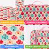 imageZulay Insulated Lunch Bag  Thermal Kids Lunch Bag With Spacious Compartment ampamp BuiltIn Handle  Portable Back To School Lunch Bag For Kids Boys ampamp Girls To Keep Food Fresh LadybugsLadybugs