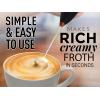 imageZulay Kitchen Milk Frother Wand Drink Mixer with AA Duracell Batteries Durable Handheld Milk Frother Electric Whisk  EasyClean Milk Frother Wand ampamp Mini Blender  Electric Coffee Frother  BlackBlack Copper