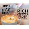 imageZulay Kitchen Milk Frother Wand Drink Mixer with AA Duracell Batteries Durable Handheld Milk Frother Electric Whisk  EasyClean Milk Frother Wand ampamp Mini Blender  Electric Coffee Frother  BlackLavender Blush