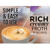imageZulay Kitchen Milk Frother Wand Drink Mixer with AA Duracell Batteries Durable Handheld Milk Frother Electric Whisk  EasyClean Milk Frother Wand ampamp Mini Blender  Electric Coffee Frother  BlackGalaxy