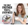 imageZulay Kitchen Milk Frother Wand Drink Mixer with AA Duracell Batteries Durable Handheld Milk Frother Electric Whisk  EasyClean Milk Frother Wand ampamp Mini Blender  Electric Coffee Frother  BlackMetallic Black
