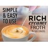 imageZulay Kitchen Milk Frother Wand Drink Mixer with AA Duracell Batteries Durable Handheld Milk Frother Electric Whisk  EasyClean Milk Frother Wand ampamp Mini Blender  Electric Coffee Frother  BlackCotton Candy Pink