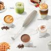 imageZulay Kitchen Milk Frother Wand Drink Mixer with AA Duracell Batteries Durable Handheld Milk Frother Electric Whisk  EasyClean Milk Frother Wand ampamp Mini Blender  Electric Coffee Frother  BlackGray