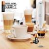 imageZulay Kitchen Milk Frother Wand Drink Mixer with AA Duracell Batteries Durable Handheld Milk Frother Electric Whisk  EasyClean Milk Frother Wand ampamp Mini Blender  Electric Coffee Frother  BlackWhite