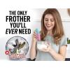 imageZulay Kitchen Milk Frother Wand Drink Mixer with AA Duracell Batteries Durable Handheld Milk Frother Electric Whisk  EasyClean Milk Frother Wand ampamp Mini Blender  Electric Coffee Frother  BlackBubblegum