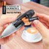 imageZulay Kitchen Milk Frother Wand Drink Mixer with AA Duracell Batteries Durable Handheld Milk Frother Electric Whisk  EasyClean Milk Frother Wand ampamp Mini Blender  Electric Coffee Frother  BlackStorm