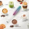imageZulay Kitchen Milk Frother Wand Drink Mixer with AA Duracell Batteries Durable Handheld Milk Frother Electric Whisk  EasyClean Milk Frother Wand ampamp Mini Blender  Electric Coffee Frother  BlackBubblegum