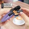 imageZulay Kitchen Milk Frother Wand Drink Mixer with AA Duracell Batteries Durable Handheld Milk Frother Electric Whisk  EasyClean Milk Frother Wand ampamp Mini Blender  Electric Coffee Frother  BlackGalaxy