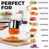 imageZulay Kitchen Premium Large 15oz Potato Ricer Heavy Duty Professional Stainless Steel Potato Masher and Ricer Kitchen Tool Press and Mash Kitchen Gadget  Metallic BlackMetallic Black