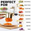 imageZulay Kitchen Premium Large 15oz Potato Ricer Heavy Duty Professional Stainless Steel Potato Masher and Ricer Kitchen Tool Press and Mash Kitchen Gadget  Metallic BlackGold  Black