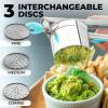 imageZulay Kitchen Premium Large 15oz Potato Ricer Heavy Duty Professional Stainless Steel Potato Masher and Ricer Kitchen Tool Press and Mash Kitchen Gadget  Metallic BlackTurquoise