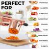 imageZulay Kitchen Premium Large 15oz Potato Ricer Heavy Duty Professional Stainless Steel Potato Masher and Ricer Kitchen Tool Press and Mash Kitchen Gadget  Metallic BlackRose Gold