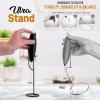 imageZulay Kitchen Ultra Frother Stand for Milk Frothers  Heavy Duty Premium Milk Frother Holder for Multiple Types of Handheld Frothers BlackBlack Ultra