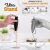 imageZulay Kitchen Ultra Frother Stand for Milk Frothers  Heavy Duty Premium Milk Frother Holder for Multiple Types of Handheld Frothers BlackRose Gold Ultra