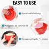imageZulay Microwave Popcorn Popper  BPAFree Silicone Popcorn Popper Microwave Popcorn Bowl  Collapsible Microwave Popcorn Maker  Family Movie Night Supplies  BlackRed