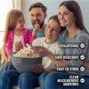 imageZulay Microwave Popcorn Popper  BPAFree Silicone Popcorn Popper Microwave Popcorn Bowl  Collapsible Microwave Popcorn Maker  Family Movie Night Supplies  BlackAsh Gray