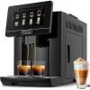imageZulay Magia Fully Automatic Espresso Machine With Grinder  19 Customizable Coffee Options  AutoCleaning For Easy Maintenance  MilkFoam System For Latte Cappuccino Macchiato  OG BlackObsidian Black