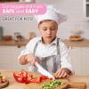 imageZulay 3Piece Kids Knife Set for Real Cooking ampamp Baking  Toddler Knives for Cutting Fruits Veggies ampamp Cake  Childrens Montessori Knife with Serrated Edges  Safe ampamp Fun Lettuce Knife GreenPink