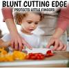 imageZulay 3Piece Kids Knife Set for Real Cooking ampamp Baking  Toddler Knives for Cutting Fruits Veggies ampamp Cake  Childrens Montessori Knife with Serrated Edges  Safe ampamp Fun Lettuce Knife GreenPeach