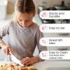 imageZulay 3Piece Kids Knife Set for Real Cooking ampamp Baking  Toddler Knives for Cutting Fruits Veggies ampamp Cake  Childrens Montessori Knife with Serrated Edges  Safe ampamp Fun Lettuce Knife GreenRed