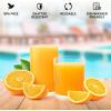 imageZulay Kitchen Acrylic Glasses Drinkware  8 Piece Unbreakable Plastic Tumblers  BPAFree Reusable Plastic Drinking Glasses for Home ampamp Outdoors  Stackable LeadFree ampamp Dishwasher Safe  12ampamp16ozClear