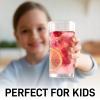 imageZulay Kitchen Acrylic Glasses Drinkware  8 Piece Unbreakable Plastic Tumblers  BPAFree Reusable Plastic Drinking Glasses for Home ampamp Outdoors  Stackable LeadFree ampamp Dishwasher Safe  12ampamp16ozClear