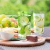 imageZulay Kitchen Acrylic Glasses Drinkware  8 Piece Unbreakable Plastic Tumblers  BPAFree Reusable Plastic Drinking Glasses for Home ampamp Outdoors  Stackable LeadFree ampamp Dishwasher Safe  12ampamp16ozClear