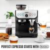 imageZulay Kitchen Magia Manual Espresso Machine with Grinder and Milk Frother  15 Bar Pressure Pump Cappuccino Machine  Latte Machine  ampamp Extra Large 2L Removable Water Tank