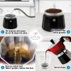 imageZulay Kitchen Stovetop Espresso Maker  Moka Pot 3 Espresso Cups  Percolator Coffee Maker for Classic Cuban ampamp Italian Style Espresso  Portable Coffee Maker for Camping ampamp Travel  RedBlack