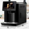 imageZulay Magia Fully Automatic Espresso Machine With Grinder  19 Customizable Coffee Options  AutoCleaning For Easy Maintenance  MilkFoam System For Latte Cappuccino Macchiato  New SilverObsidian Black
