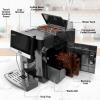 imageZulay Magia Fully Automatic Espresso Machine With Grinder  19 Customizable Coffee Options  AutoCleaning For Easy Maintenance  MilkFoam System For Latte Cappuccino Macchiato  New SilverMidnight Silver