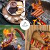 imageZulay Sturdy Marshmallow Sticks for Fire Pit Extra Long  Great Smores Sticks Smores Kit for Fire Pit  Marshmallow Roasting Skewers  Hot Dog Fork Bonfire Glamping Camping Accessory 32quot Value 10 Pack20 Pack