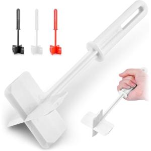 imageSimple Craft Meat Chopper  Premium Meat Masher Ground Beef Masher ampamp Hamburger Chopper Utensil  Perfect For Turkey Mashed Potato Baking Cooking ampamp More BlackWhite