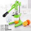 imageZulay Kitchen CastIron Orange Juice Squeezer  HeavyDuty EasytoClean Professional Citrus Juicer  Durable Stainless Steel Lemon Squeezer  Sturdy Manual Citrus Press ampamp Orange Squeezer PinkLight Green