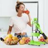 imageZulay Kitchen CastIron Orange Juice Squeezer  HeavyDuty EasytoClean Professional Citrus Juicer  Durable Stainless Steel Lemon Squeezer  Sturdy Manual Citrus Press ampamp Orange Squeezer PinkLight Green