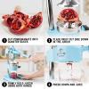 imageZulay Kitchen CastIron Orange Juice Squeezer  HeavyDuty EasytoClean Professional Citrus Juicer  Durable Stainless Steel Lemon Squeezer  Sturdy Manual Citrus Press ampamp Orange Squeezer PinkBlue