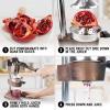 imageZulay Kitchen CastIron Orange Juice Squeezer  HeavyDuty EasytoClean Professional Citrus Juicer  Durable Stainless Steel Lemon Squeezer  Sturdy Manual Citrus Press ampamp Orange Squeezer PinkCopper