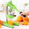 imageZulay Kitchen CastIron Orange Juice Squeezer  HeavyDuty EasytoClean Professional Citrus Juicer  Durable Stainless Steel Lemon Squeezer  Sturdy Manual Citrus Press ampamp Orange Squeezer PinkLight Green